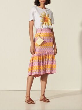 Sandro Paris Midi Skirt Small NWT